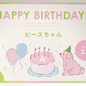 息子、4歳にU^ェ^U